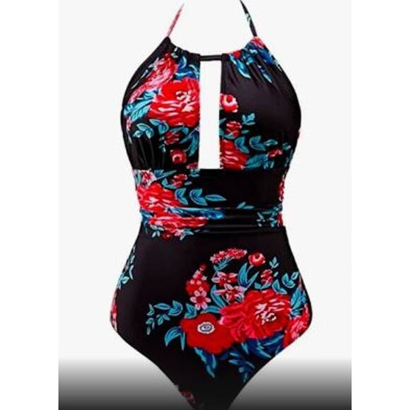 B2prity Women's One-Piece Backless Monkini - Large - Picture 1 of 5